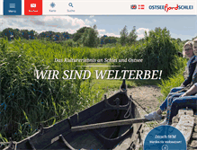 Tablet Screenshot of ostseefjordschlei.de